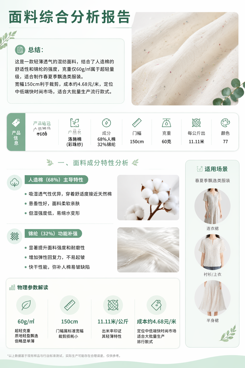 洛施棉 (彩珠纱） 产品图片 2