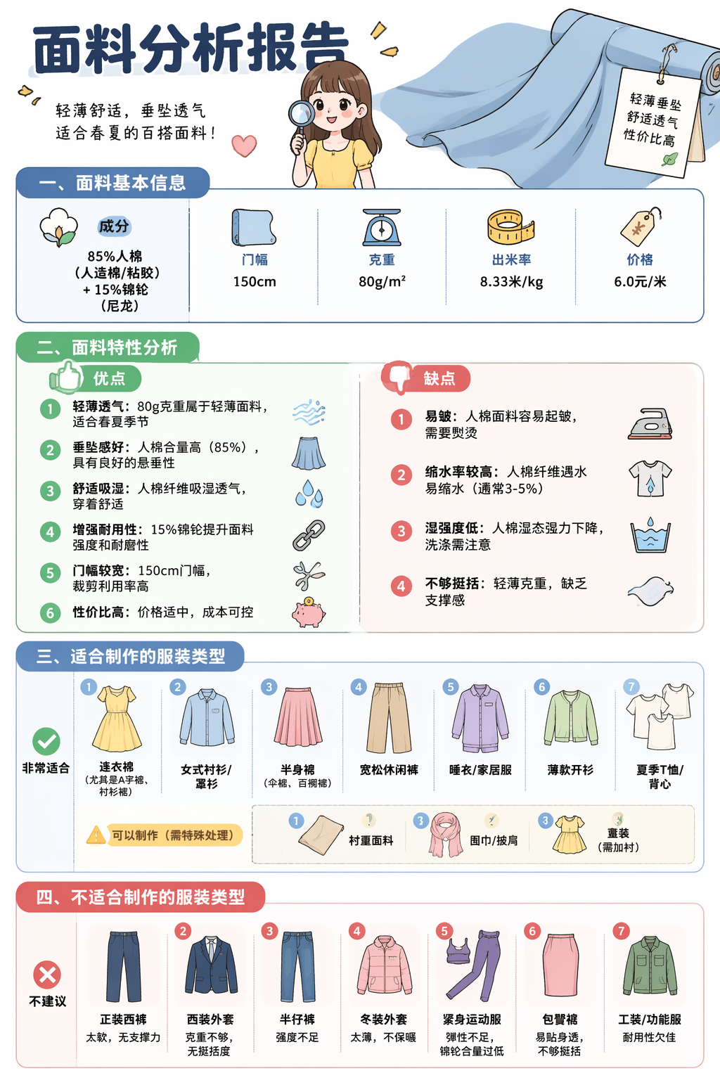 喜之麻（单丝横条） 产品图片 3