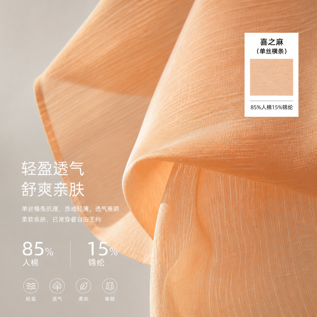 喜之麻（单丝横条） 产品图片 6