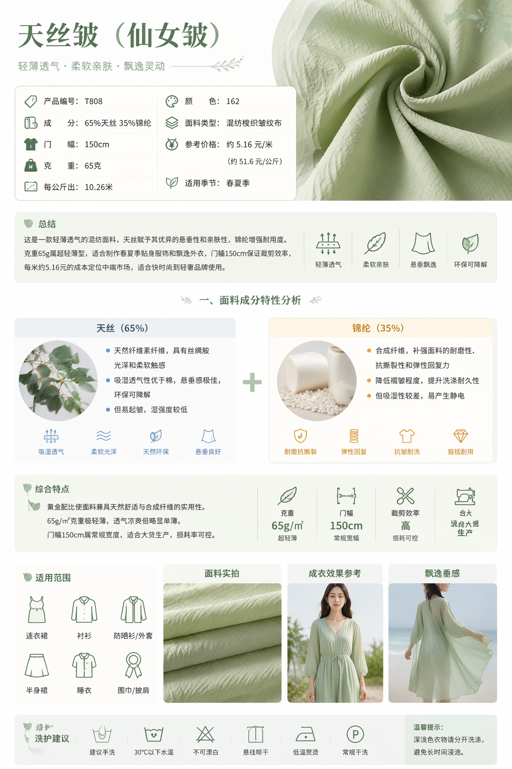天丝皱（仙女皱） 产品图片 2