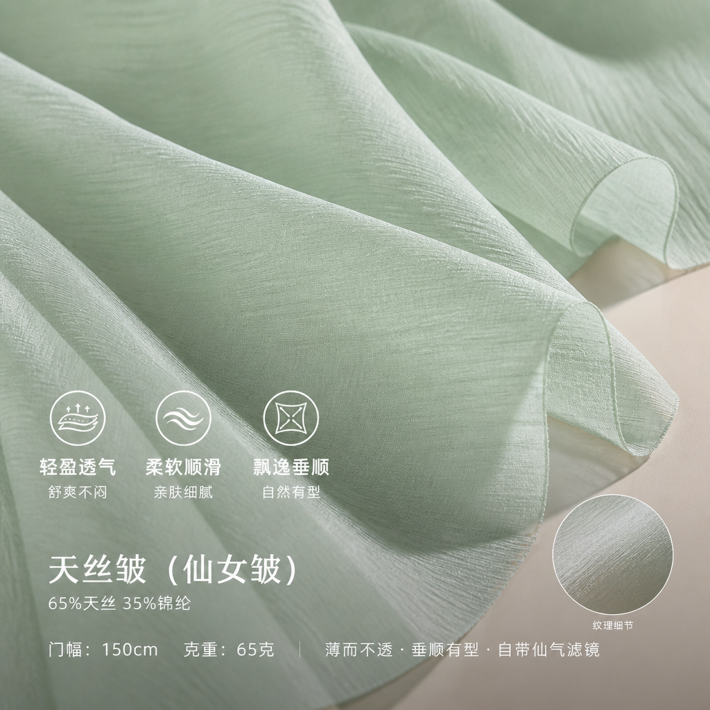 天丝皱（仙女皱） 产品图片 10