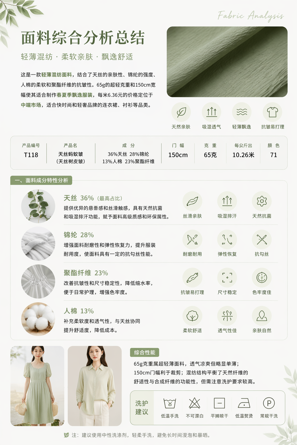 Tencel Bark Crinkle 产品图片 2
