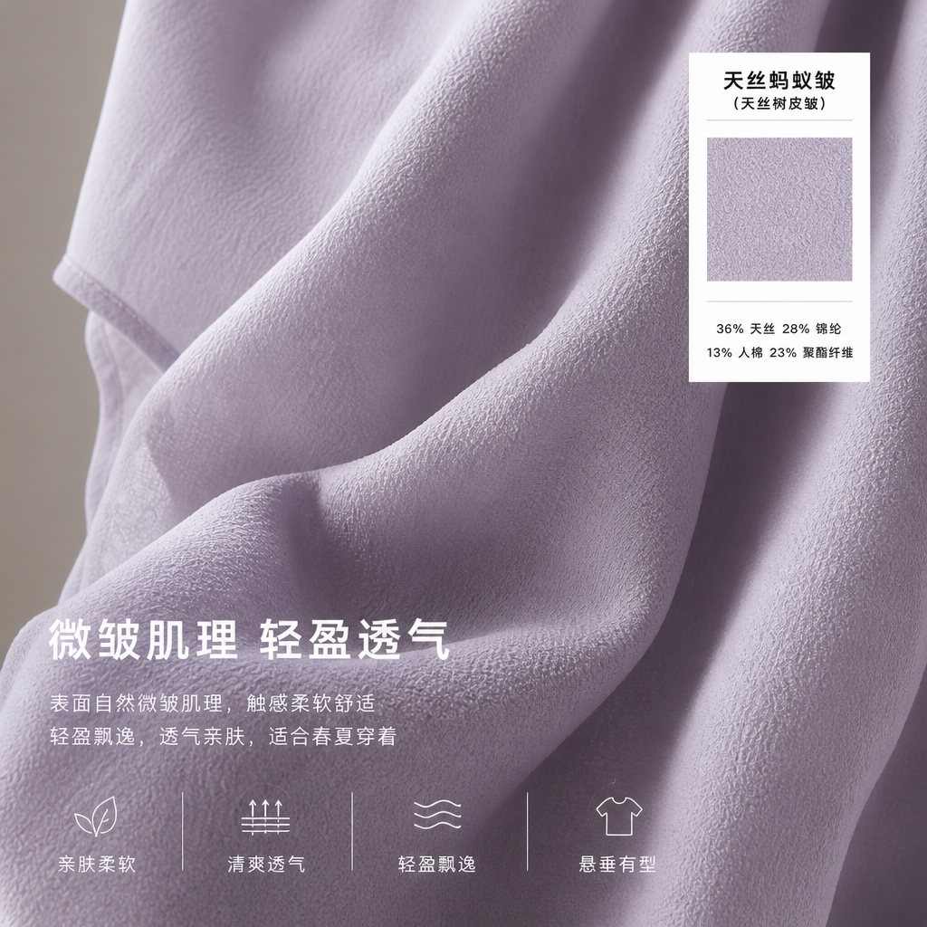 Tencel Bark Crinkle 产品图片 9