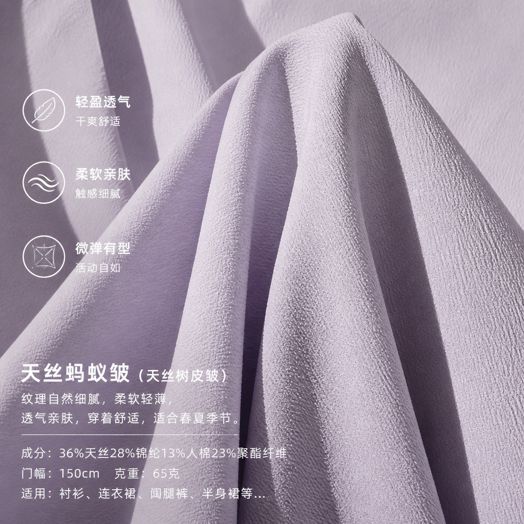 Tencel Bark Crinkle 产品图片 10