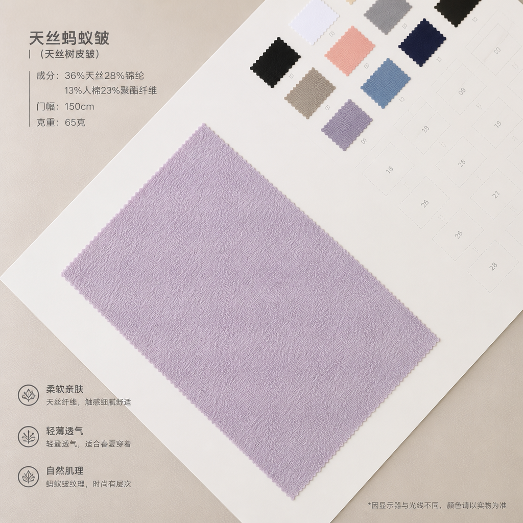 Tencel Bark Crinkle 产品图片 11
