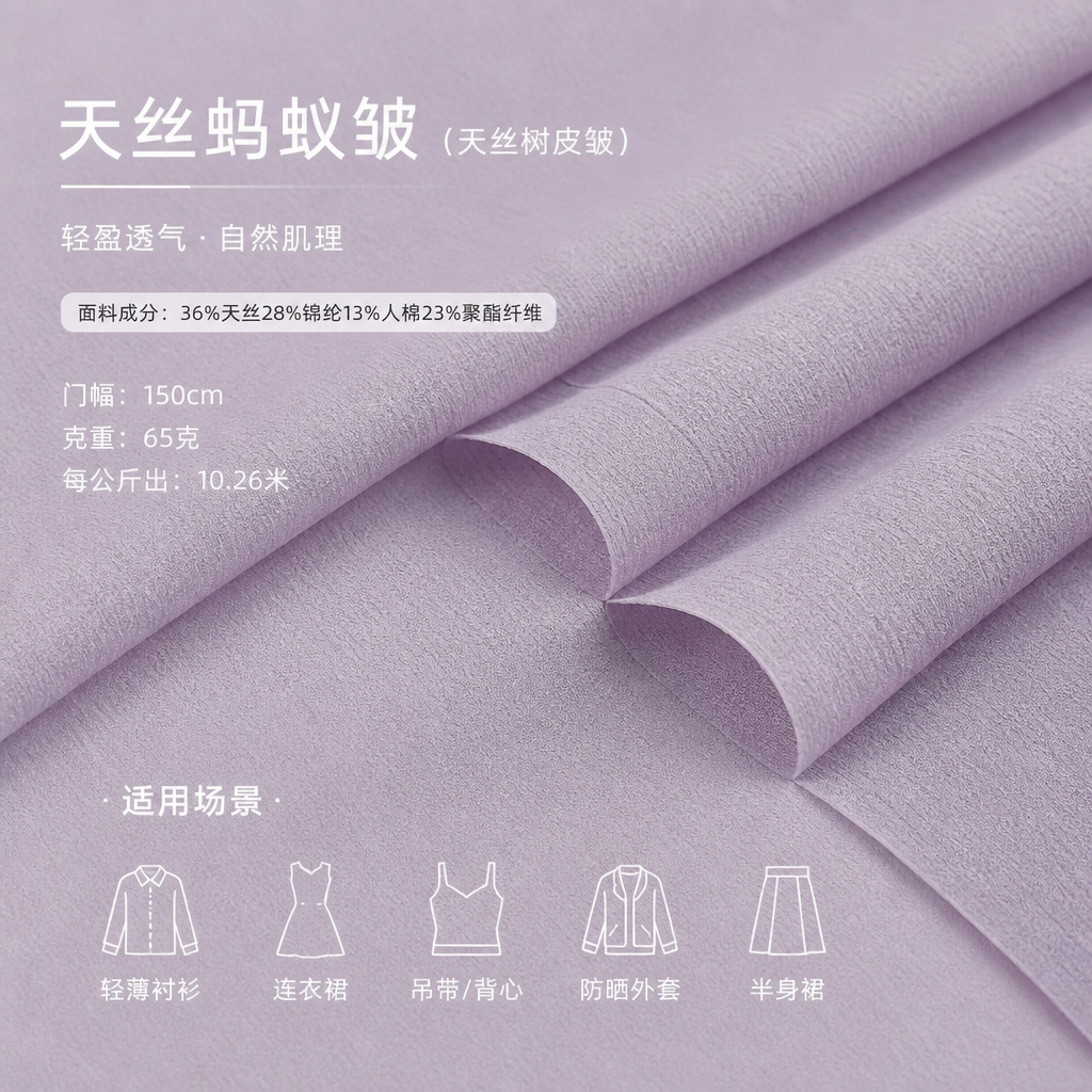 Tencel Bark Crinkle 产品图片 12