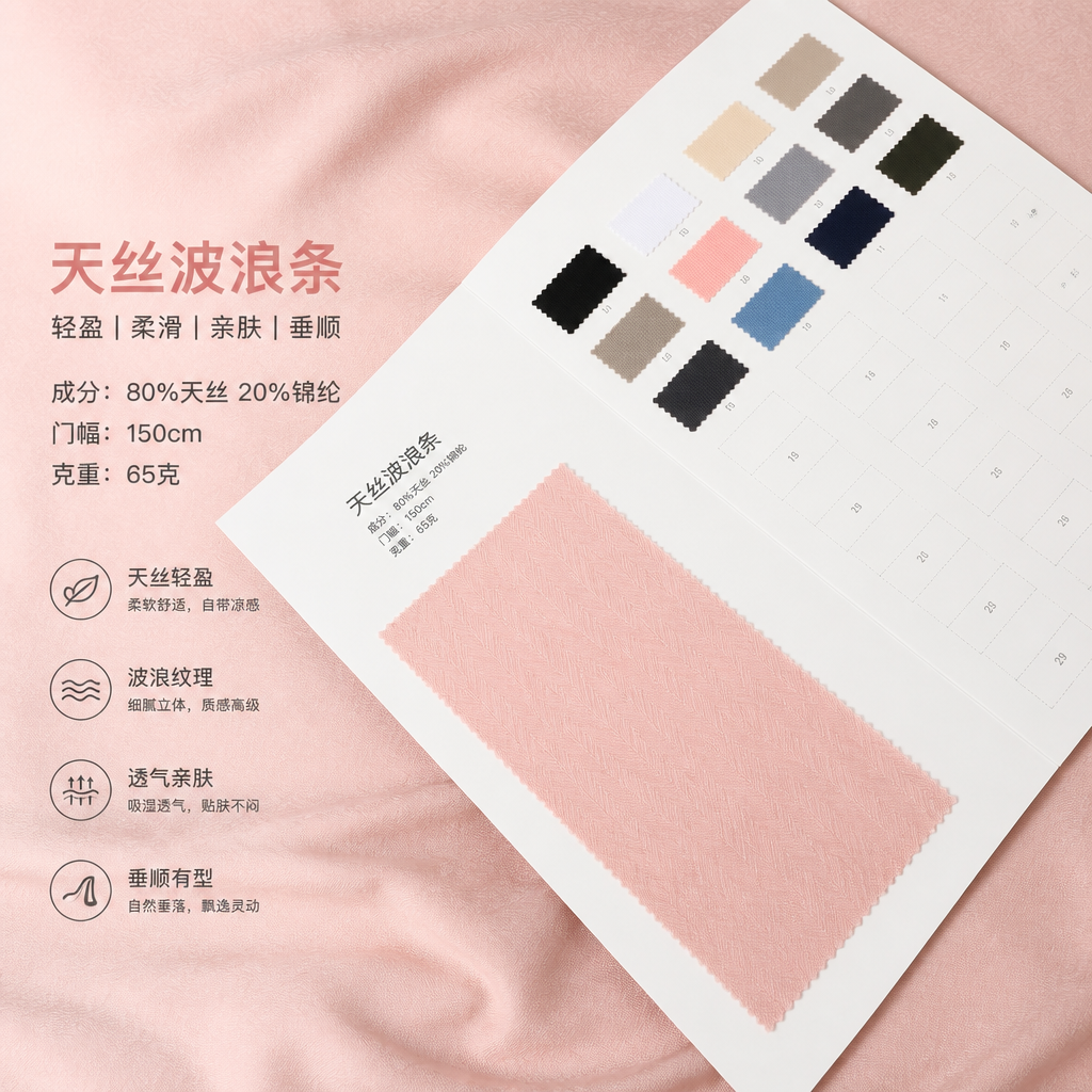 Tencel Wave Stripe 产品图片 6