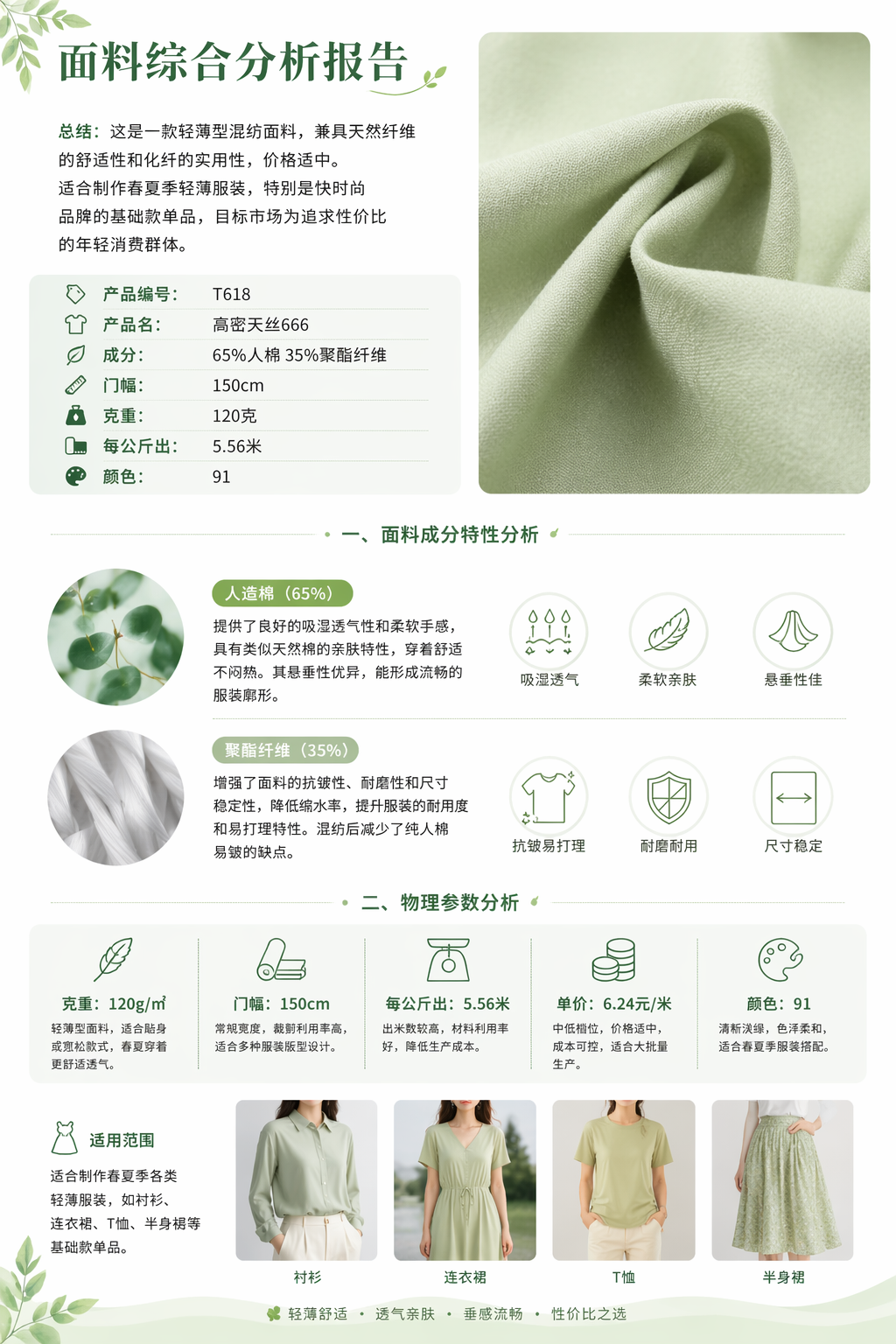 High-Density Tencel-Look 666 产品图片 2