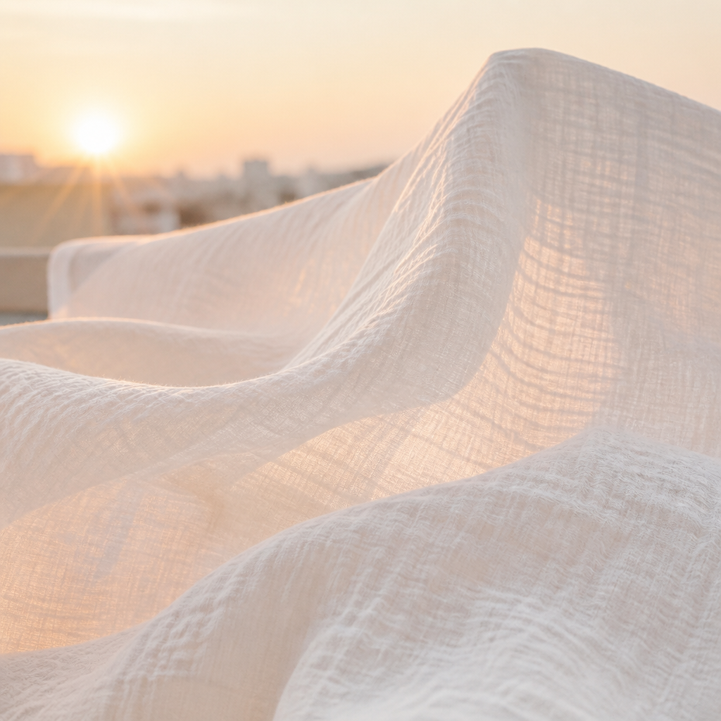 Double-Layer Crinkle Cotton 色卡图 1
